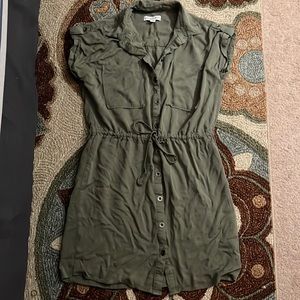 T shirt button up dress